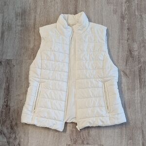 Ann Taylor Loft White Vest Size Small
